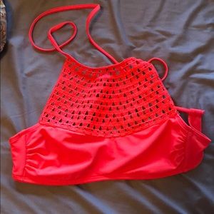 High neck bikini top